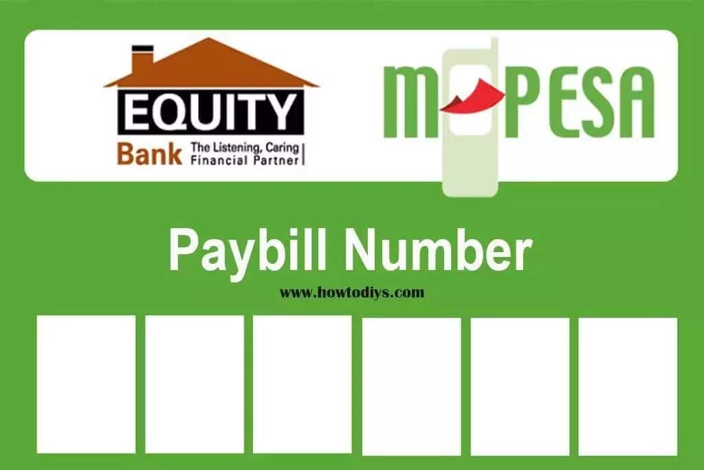 Equity bank Mpesa paybill number Tuko.co.ke