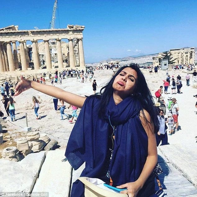 Sad photos of woman who went for honeymoon alone go viral