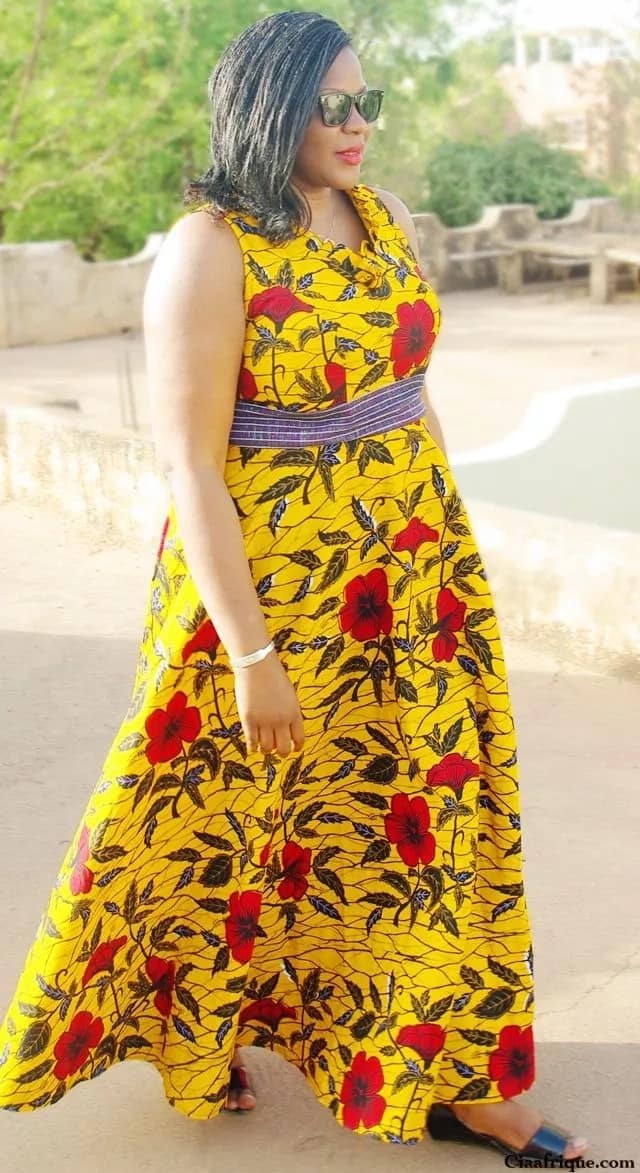 Plus size kitenge outlet dresses