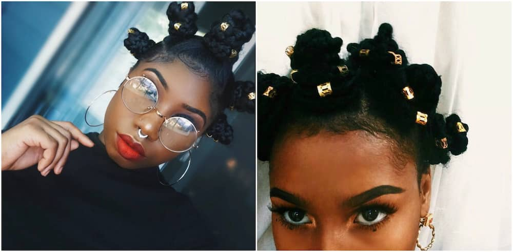 20 beautiful bantu knots hairstyles on short hair