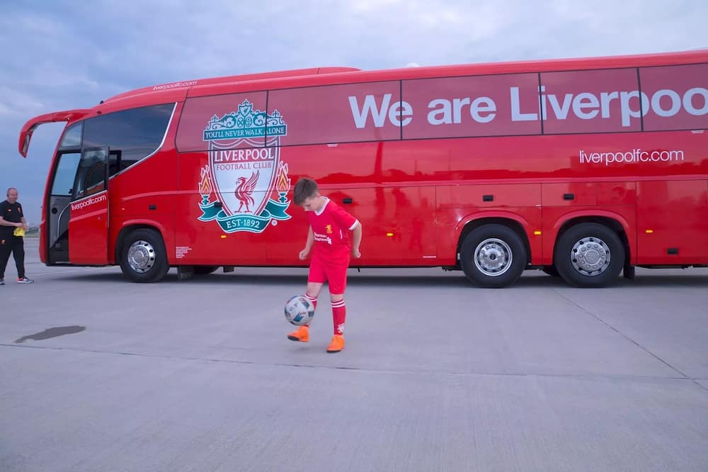 Liverpool given prestigious reception in Ukraine by Kiev airport staff