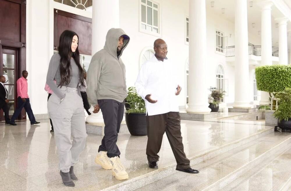 Kanye West and Kim Kardashian visit Uganda, gift Museveni with pair of Yeezy sneakers