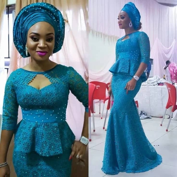 Blue Lace Dress,african Lace Dresses for Women,african Lace Dress