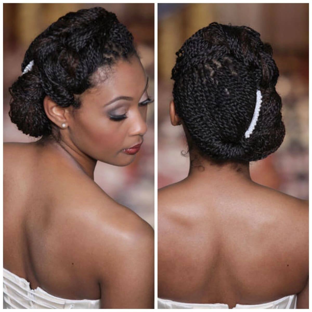 Wedding Hairstyles For Black Women: 40 Looks & Expert Tips | Braided  hairstyles for wedding, Black wedding hairstyles, Trendy wedding hairstyles