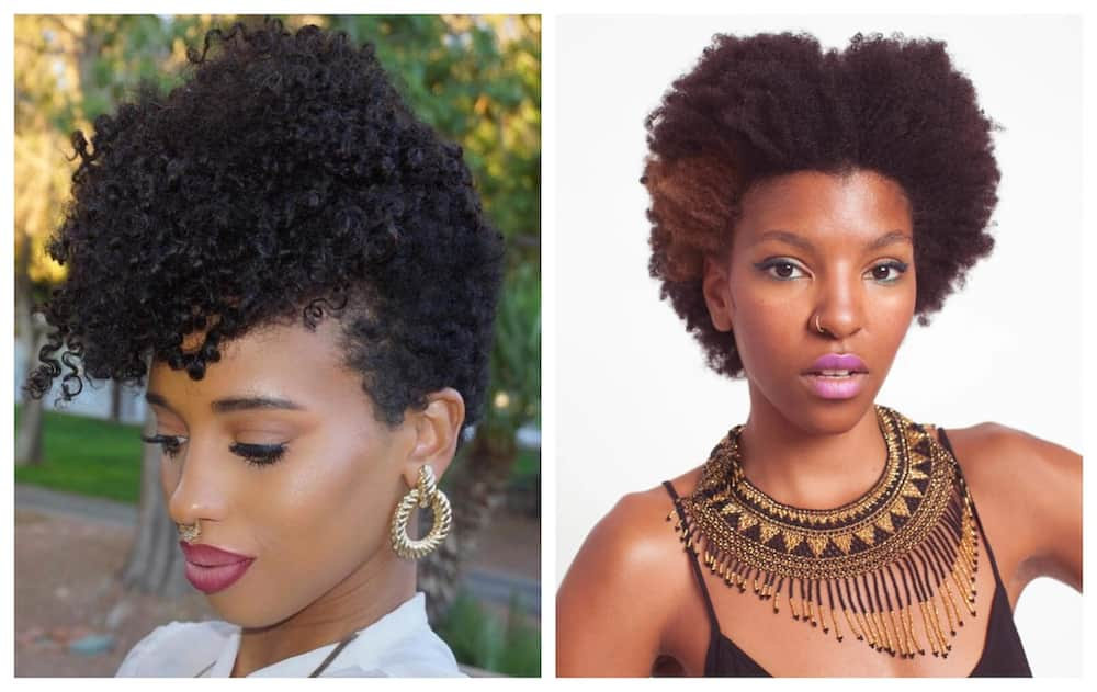 Short afro hairstyles