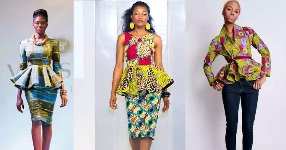 Trendy Ankara tops for ladies 