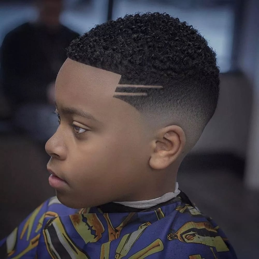 Image of Textured crop hairstyle for school boy