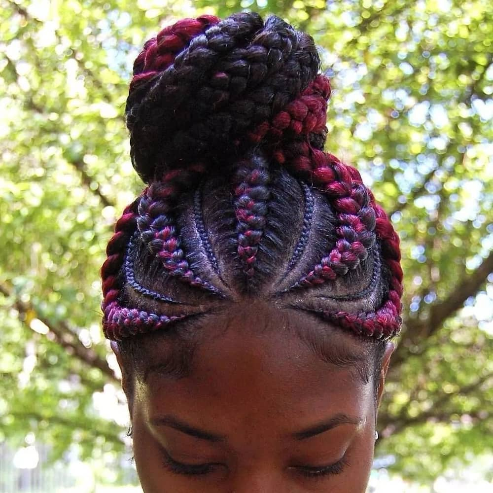 Cornrow Fulani Braids Ponytail 🔥👌 Like - Braids for Women