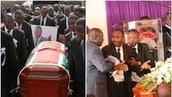 Man disrupts burial of Nkaissery, claims he was sent to resurrect him