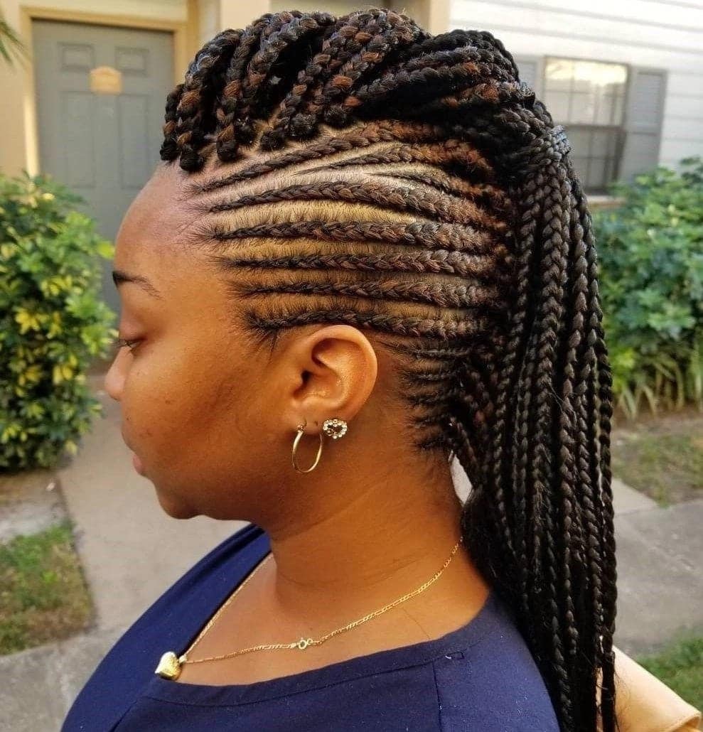Latest Nigerian cornrow hairstyles Tuko.co.ke