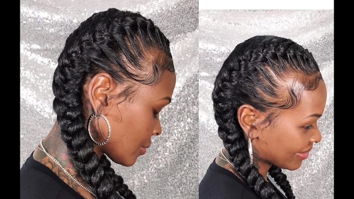 Image result for best braid styles for round faces | Goddess braids  hairstyles, Box braids styling, Box braids hairstyles