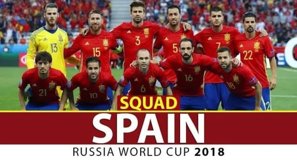 Spain world cup squad 2018
