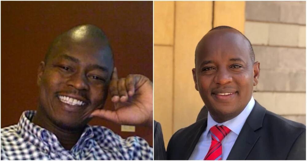 Linus Kaikai, former NTV's Managing Director who is also the chairman of the Kenya Editor's Guild, and Joe Ageyo, formerly KTN's Managing Editor.