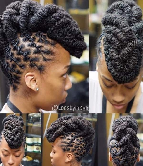 Dreadlocks Styles For Ladies - 104 Ways to Style Your Dreadlocks In 2018 - You can color them, keep them short or long, braid them, wear a wig or weave under them or experiment with styles as illustrated by the dreadlocks hairstyles photos.