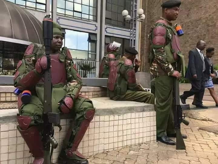 Tight security in CBD as NASA protesters stage anti-iebc protests (photos)