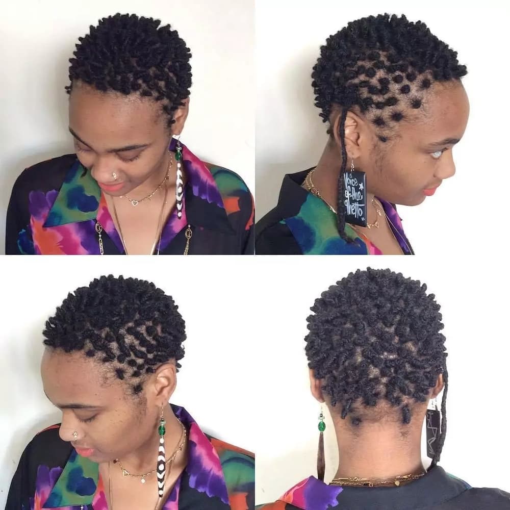 Micro Braids wet and wavy brown hair - thirstyroots.com: Black Hairstyles