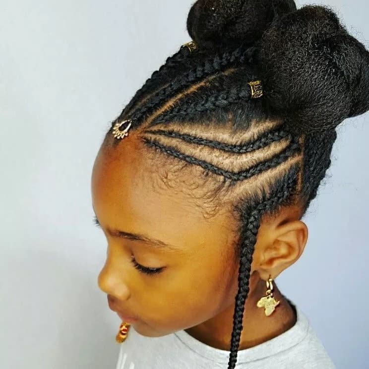 Simple cornrow braid hairstyles for natural hair - Tuko.co.ke