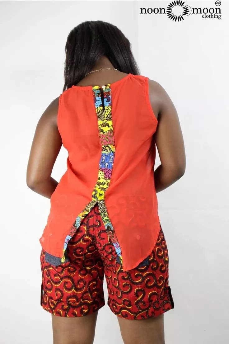 Kitenge shorts outlet designs