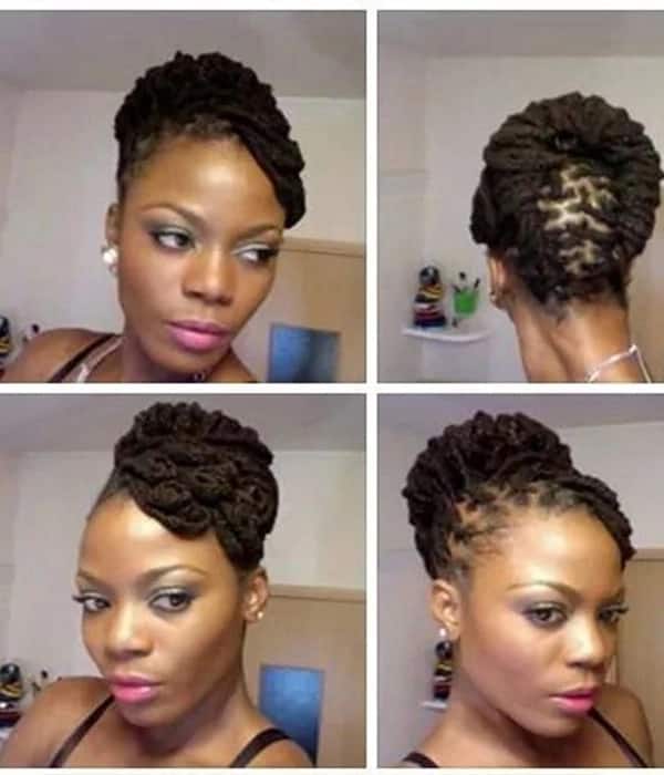 Short Dread Updo Styles Find Your Perfect Hair Style