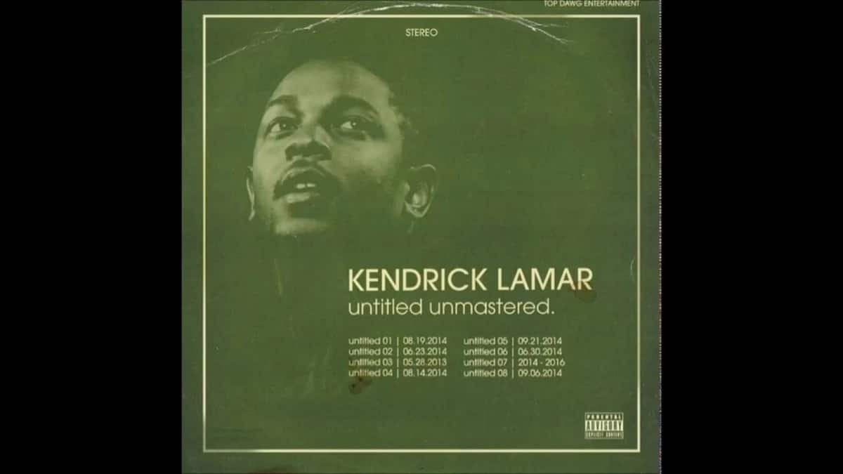 kendrick lamar albums with songs