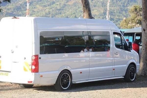 It's an eight-seater luxury van for his family in Kenya