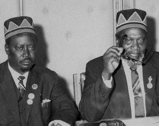 Jaramogi Oginga and Mzee Jomo Kenyatta