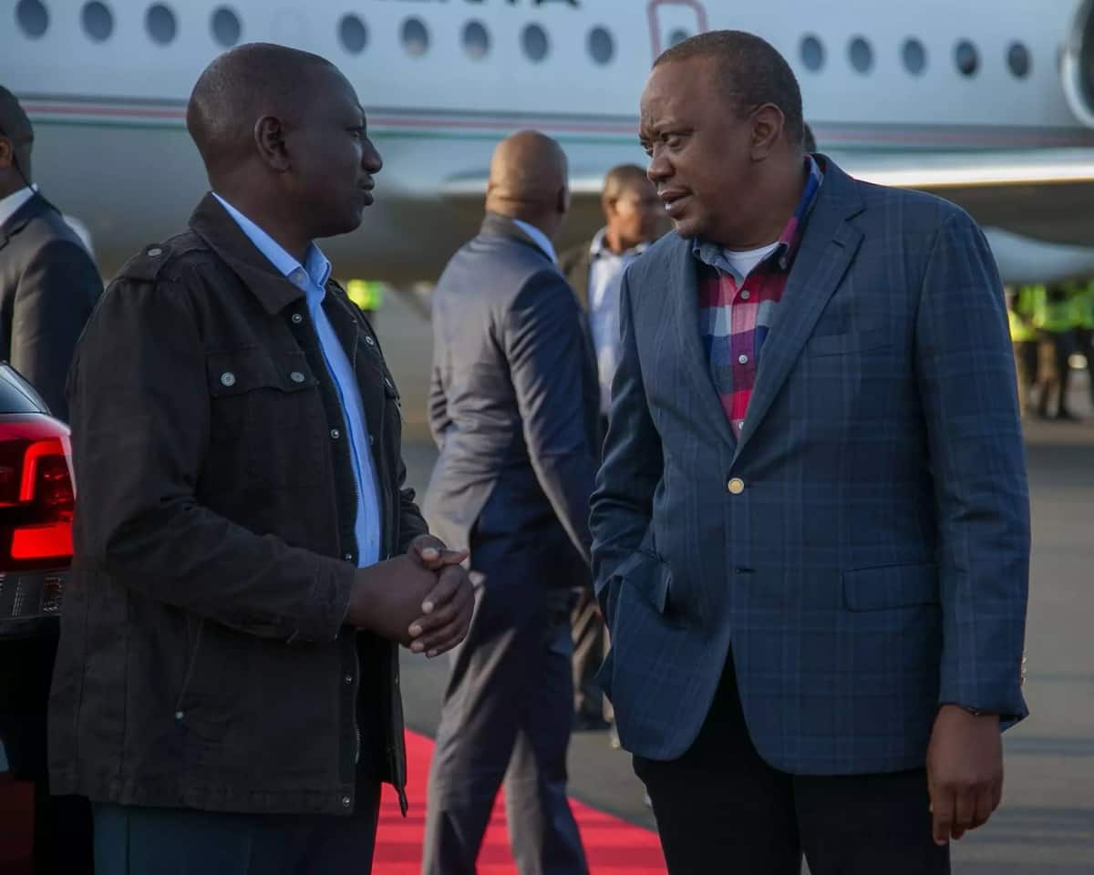 Image result for Uhuru and Ruto fall out