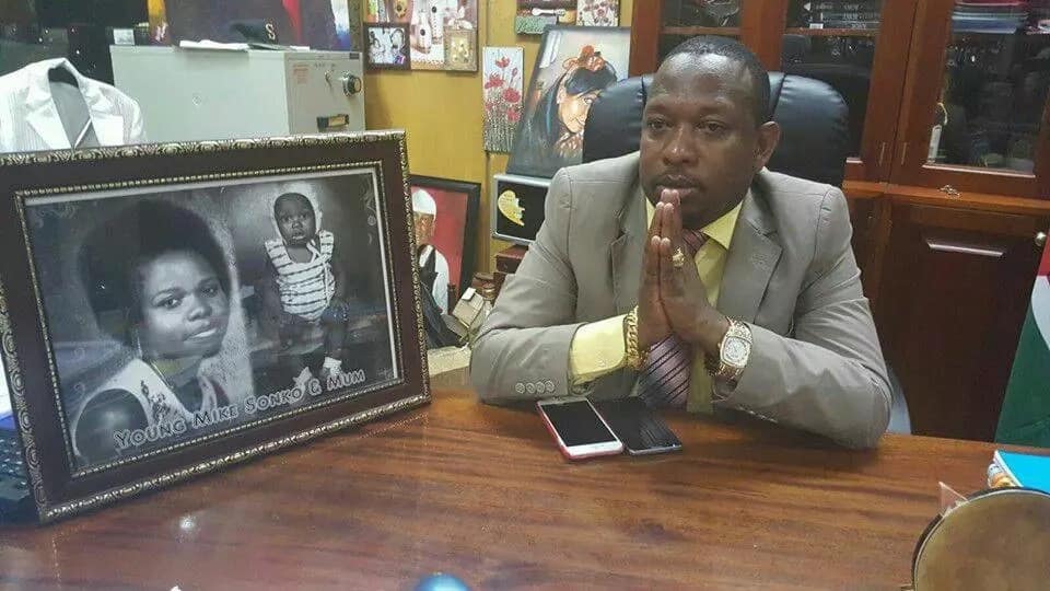 Mike Sonko sends tearful message about his mother's death