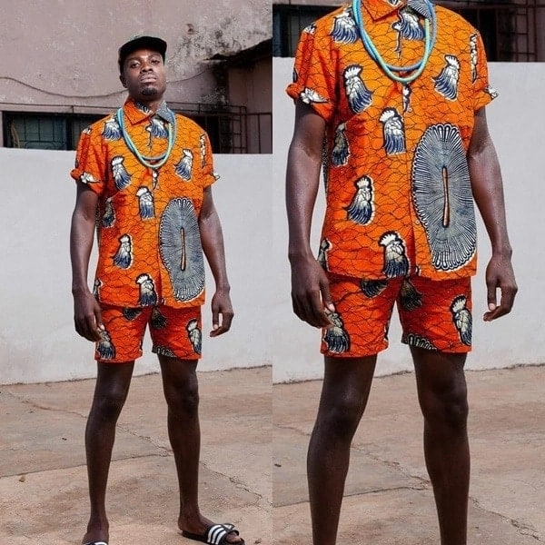 Ankara shorts sale for men