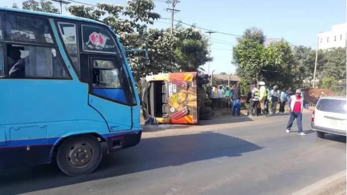 Another Rongai matatu involved in a scary accident, details