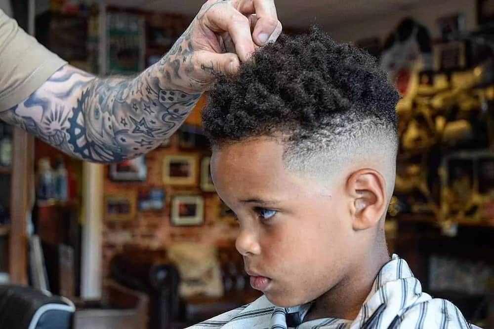 Fade haircut styles for kids 