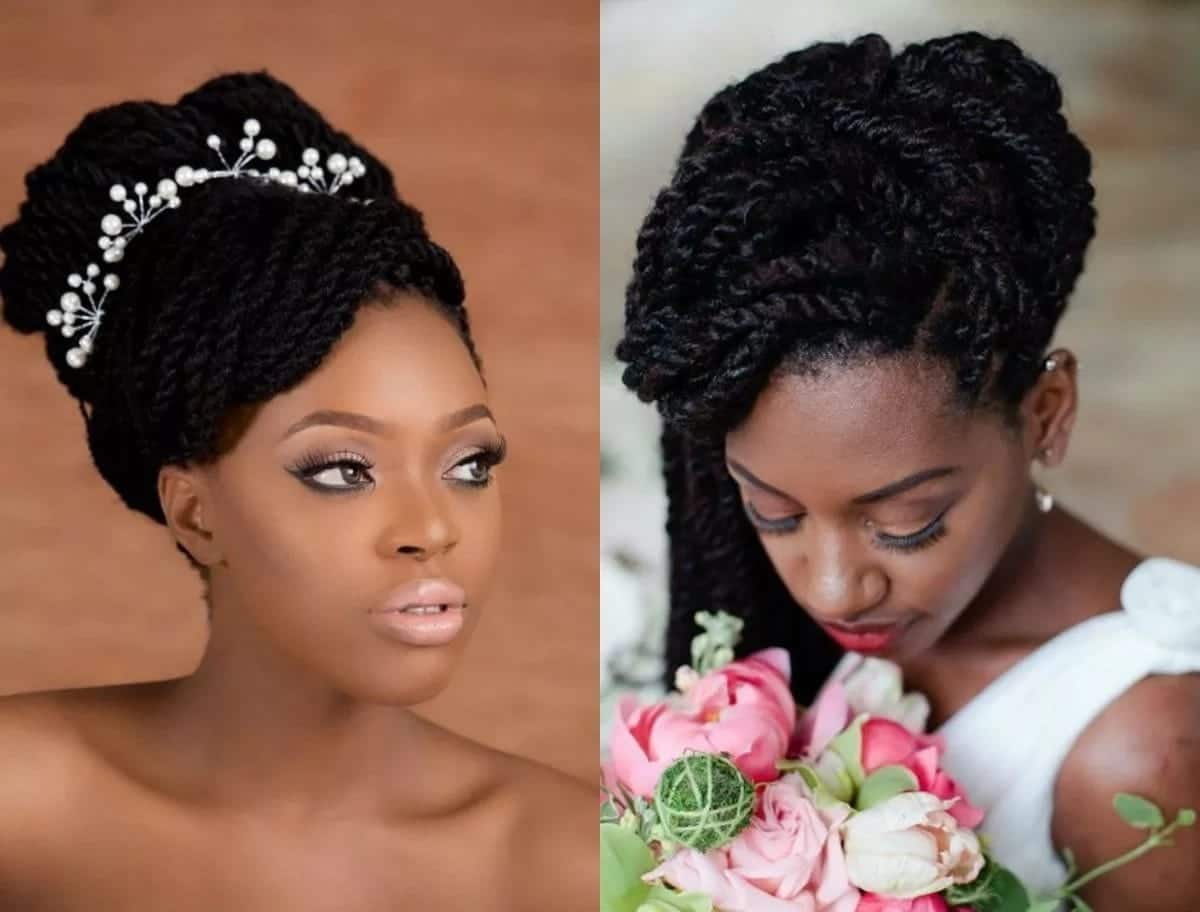 Latest wedding hairstyles in Kenya Tuko.co.ke