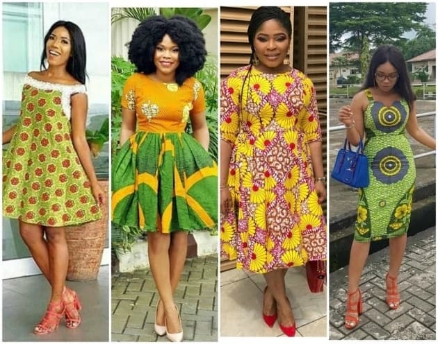 Ankara dresses with lace that are popular this season 
