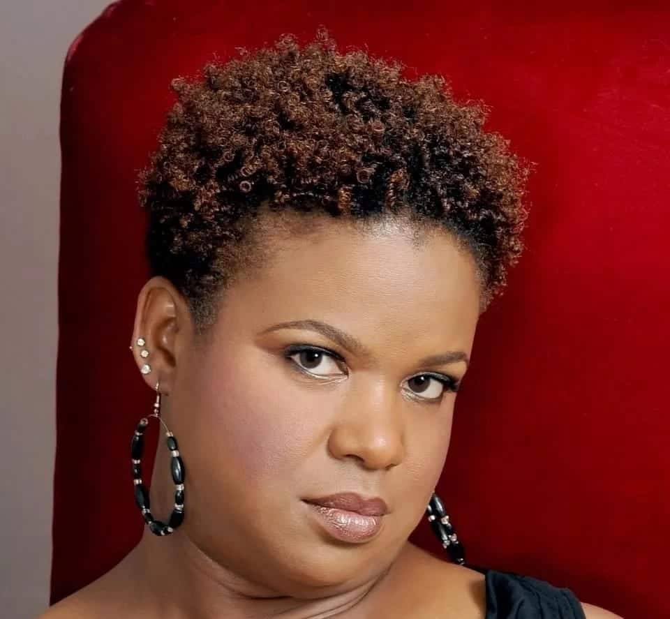 Trendy short afro hairstyles