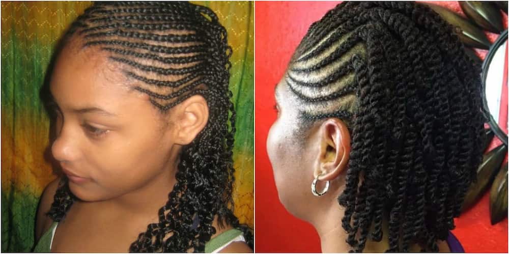 How to style fluffy kinky braids - Tuko.co.ke