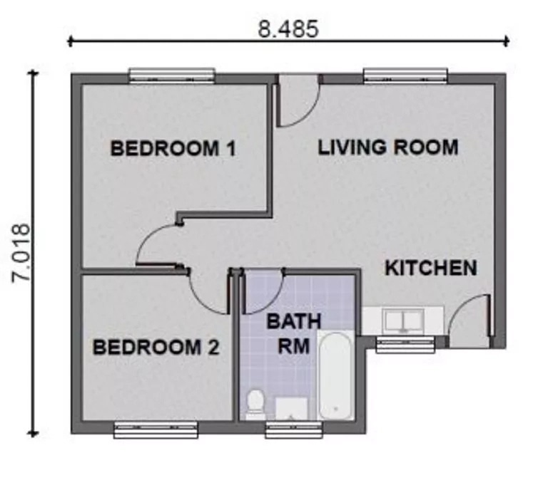2 bedroom apartment floor plans in kenya information