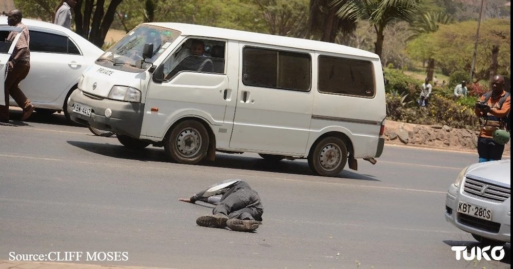 Identity of ardent Raila supporter who was run over by a car during protests revealed (photos)