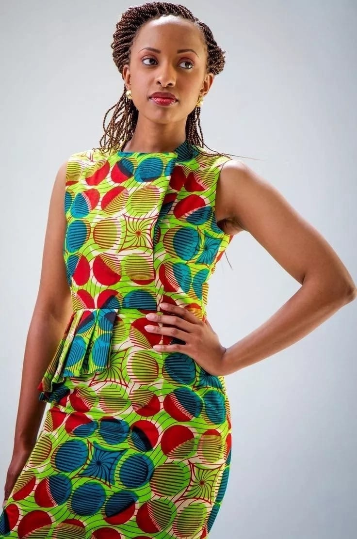 Kitenge 2024 round dresses