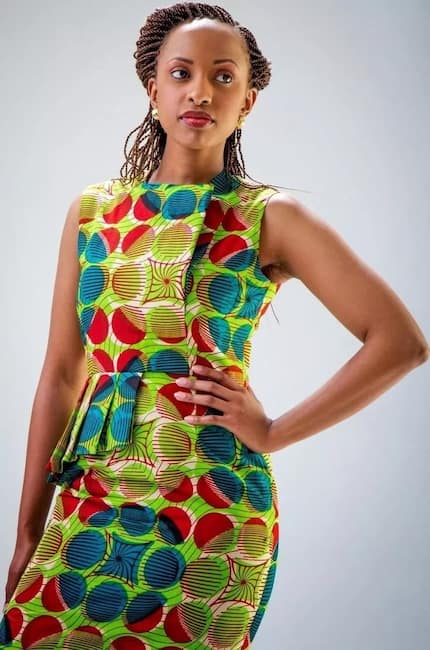 latest high low kitenge designs