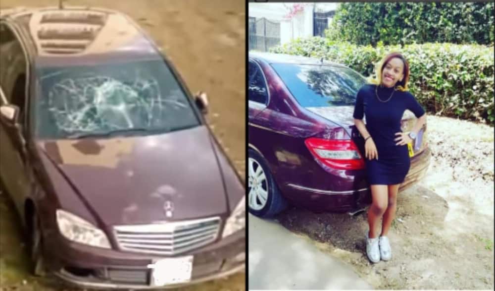 Meet Mombasa slay queen who destroyed sponsor’s Mercedes-Benz in rage
