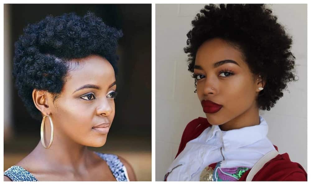 Short afro hairstyles for work