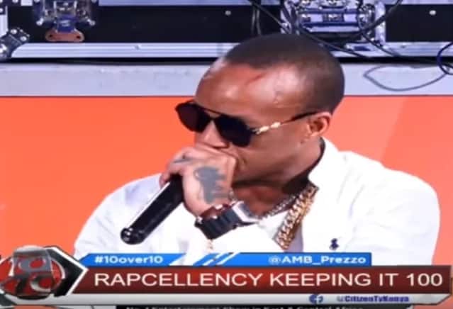 CMB Prezzo amaliza bifu kati yake na Jaguar wakati wa mahojiano ya televisheni