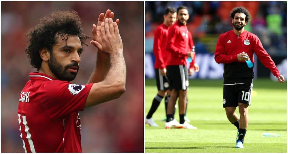 Mohamed Salah alikuwa anawazia kujiunga na Chelsea kabla ya kuweka mkataba mpya wa miaka mitatu na klabu hiyo. Picha: Getty Images.