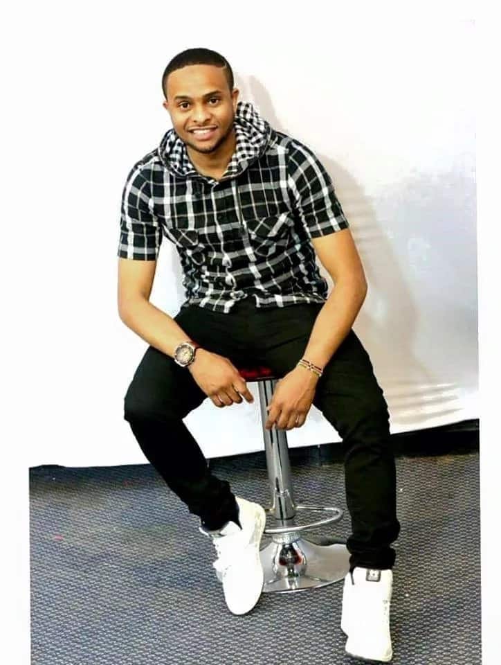 KTN presenter walks show the face of his baby for the first time