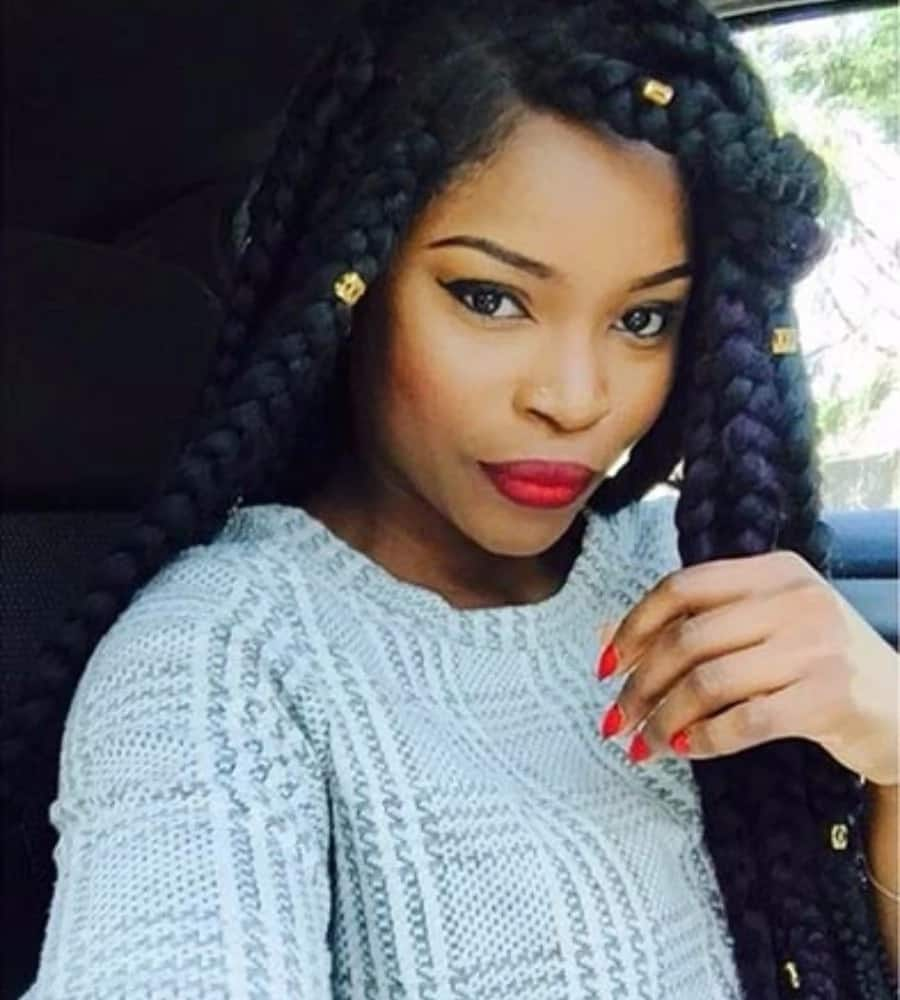 crochet braids  Hair styles, Short box braids hairstyles, Twist braid  hairstyles