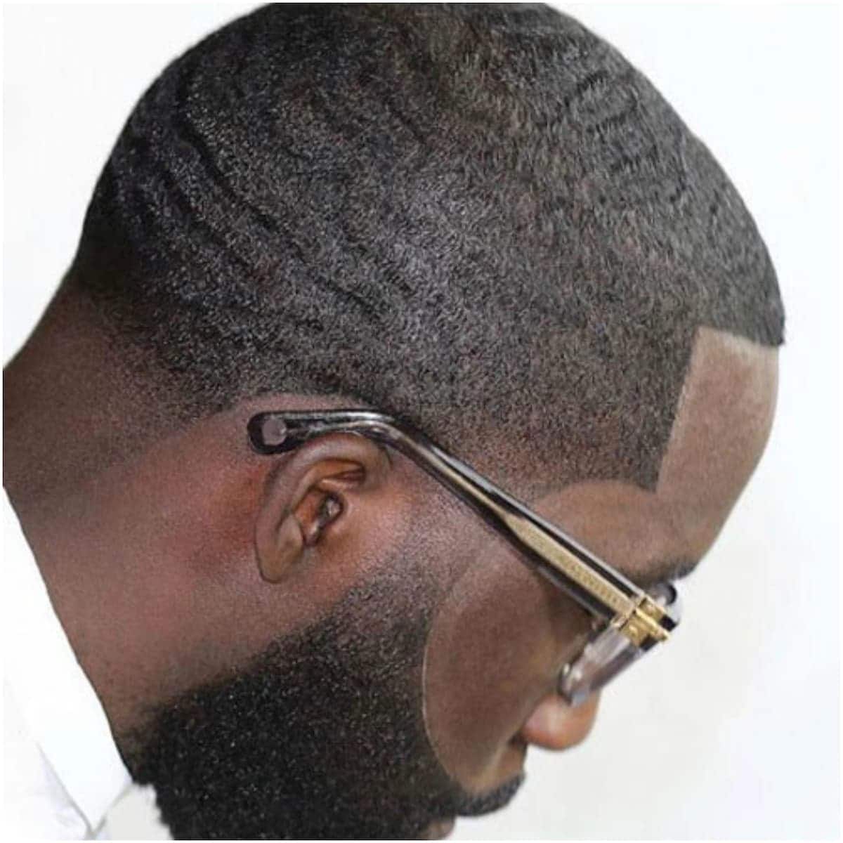 taper haircut for black men