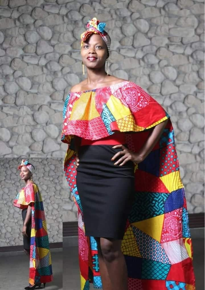 Beautiful off shoulder Ankara tops designs - Tuko.co.ke