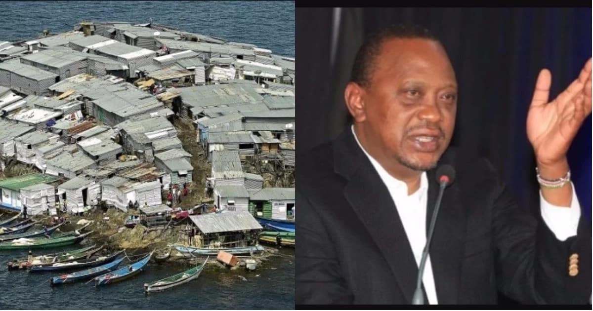 Image result for images of Uhuru and Museveni over migingo island