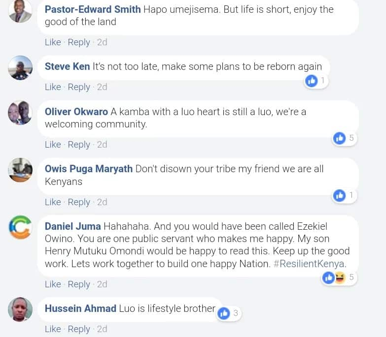 Ezekiel Mutua asema angekuwa Mluo, baadhi ya Wakenya wakubaliana naye