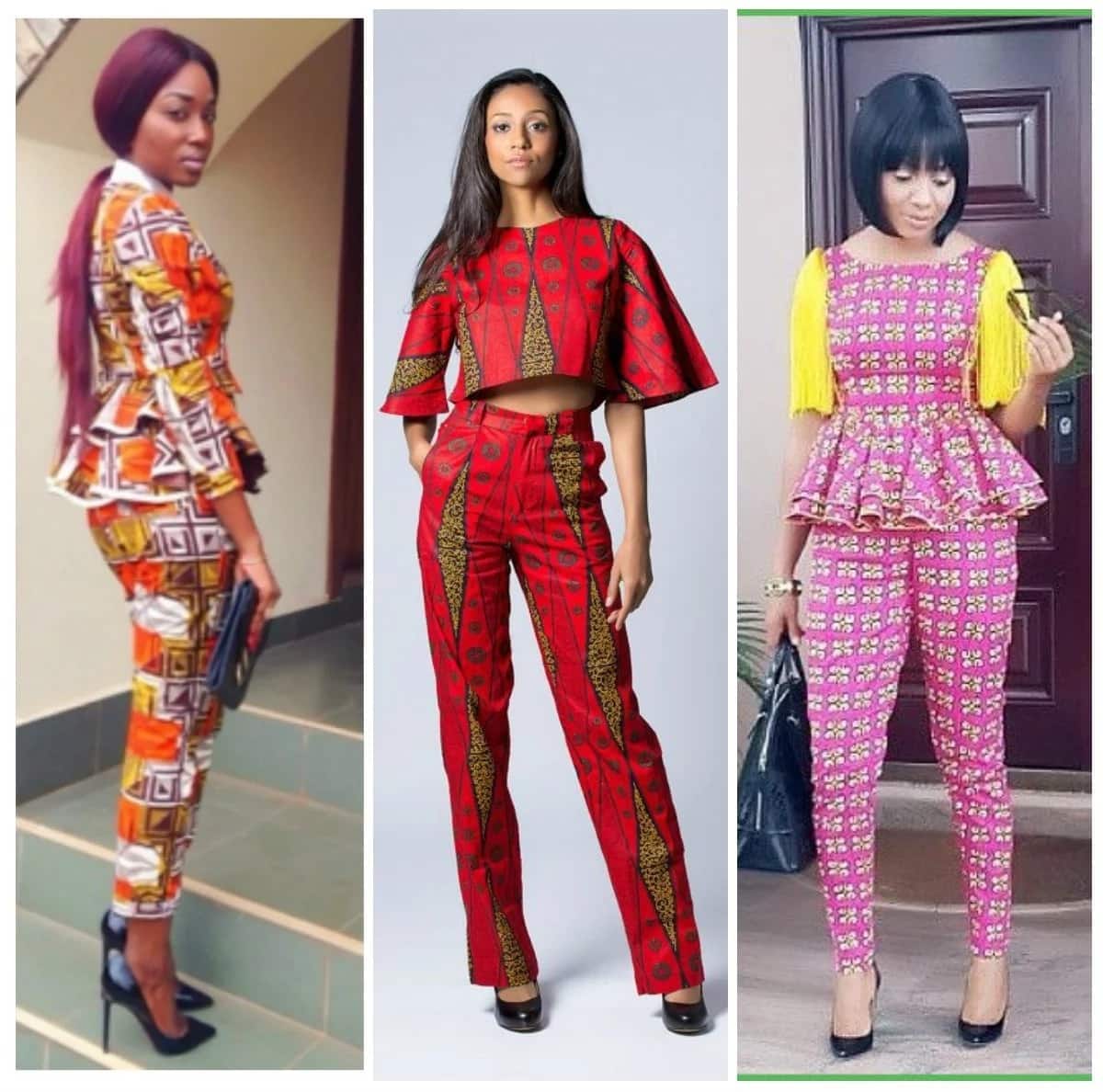 ankara styles trousers for ladies